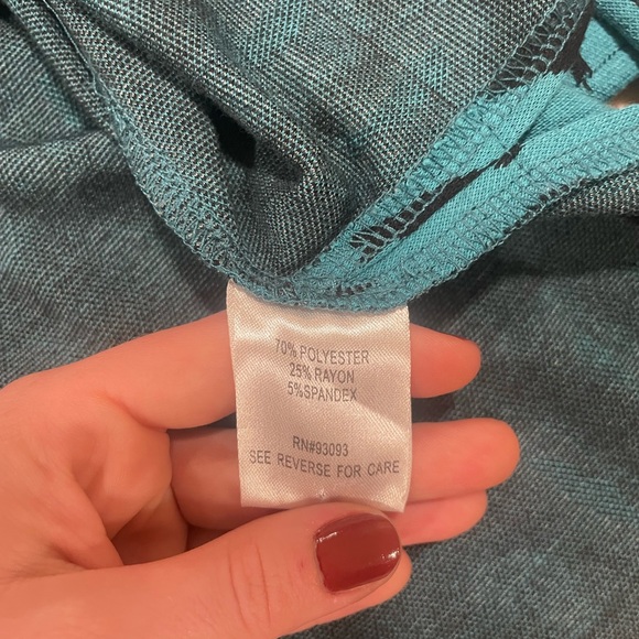 Tyler Boe Blue and Black Cheetah Sweater - Size Large - Picture 6 of 8